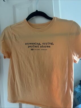Taylor Swift 1989 (TV) Orange Graphic Tee